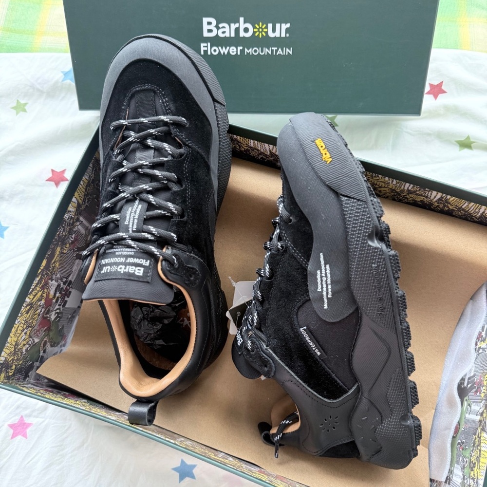 Barbour x Flower Mountain × NANGA Collaborative Outdoor Casual Shoes